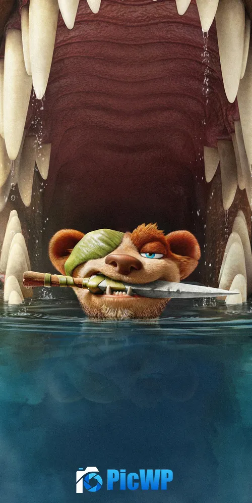 The Ice Age Adventures of Buck Wild Buck 3K Mobile Wallpaper