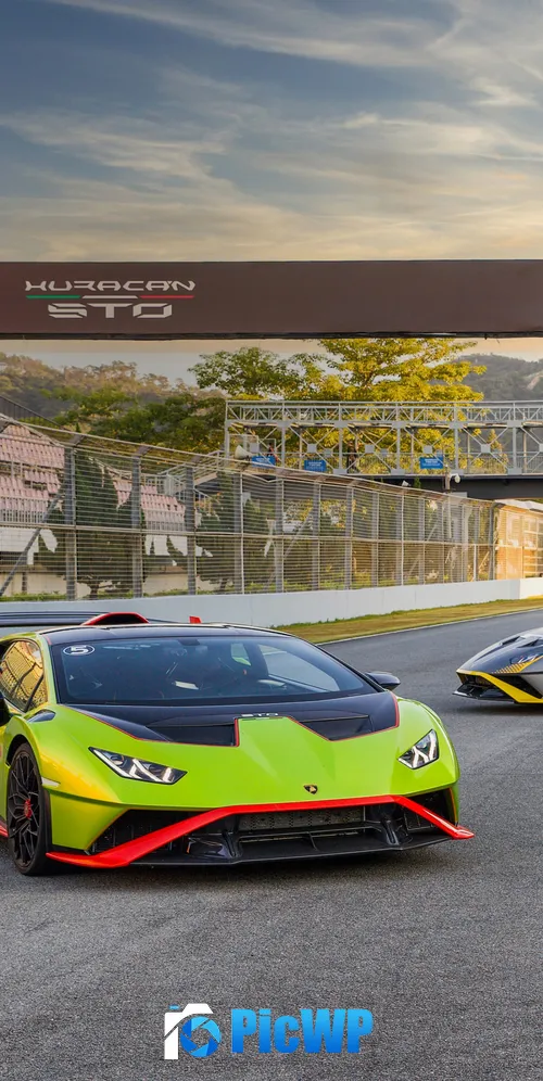 Lamborghini Huracán STO Cars 4K 3K Mobile Wallpaper