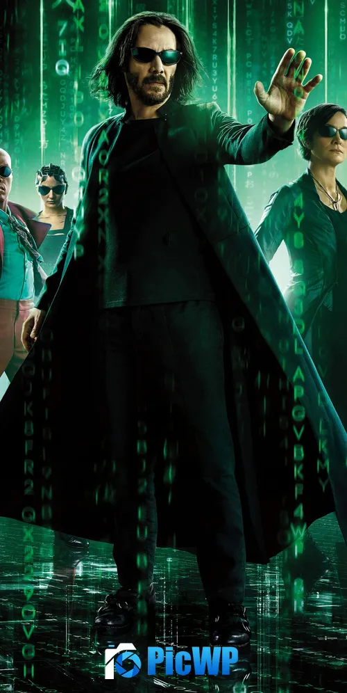 The Matrix Resurrections Movie poster 3K Mobile Wallpaper