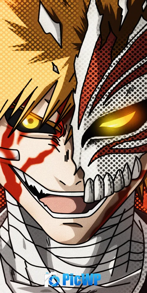 Ichigo Kurosaki Artwork 3K Mobile Wallpaper