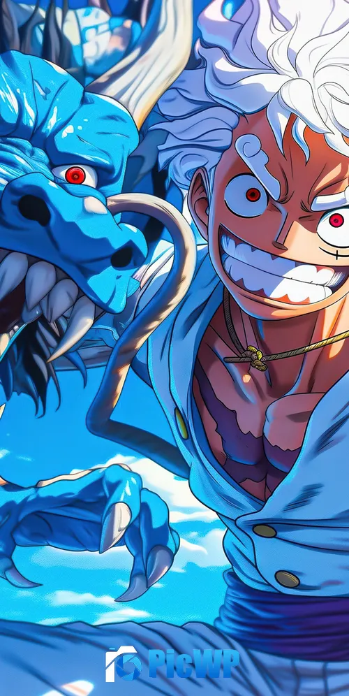 Luffy vs Kaido One Piece 3K Mobile Wallpaper
