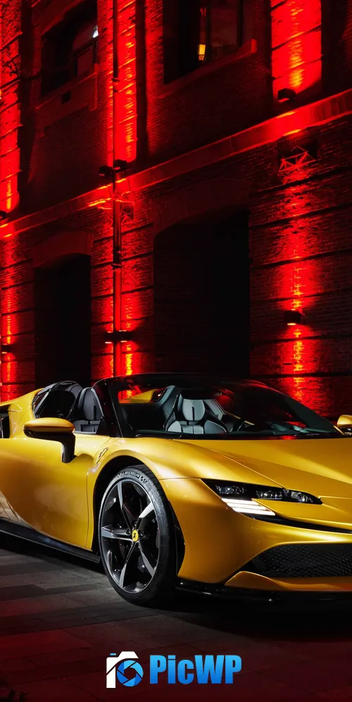 Ferrari SF90 Spider Exotic car 3K Mobile Wallpaper