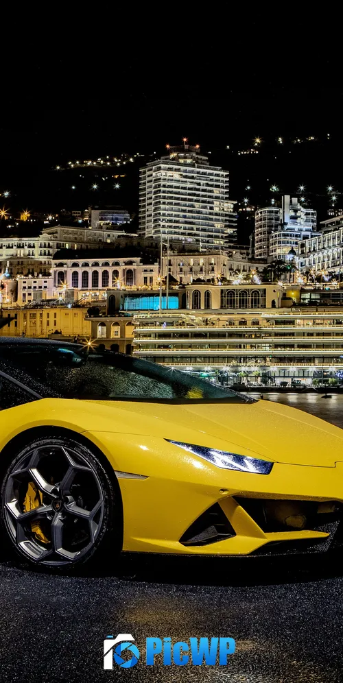 Lamborghini Huracan EVO Spyder 2021 3K Mobile Wallpaper