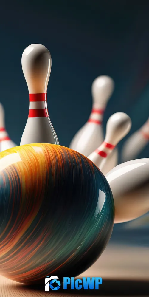 Bowling 3K Mobile Wallpaper