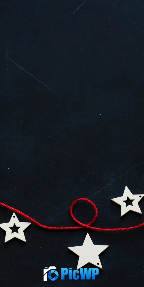 Preppy Christmas Decor 3K Mobile Wallpaper
