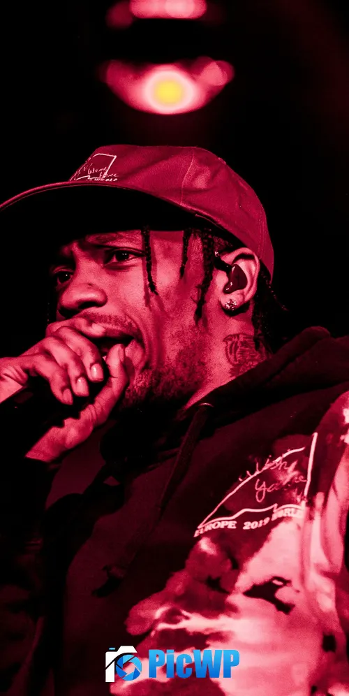 Travis Scott American rapper 3K Mobile Wallpaper