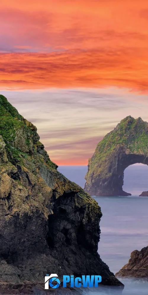 Mack Arch Rock Rock formations 3K Mobile Wallpaper