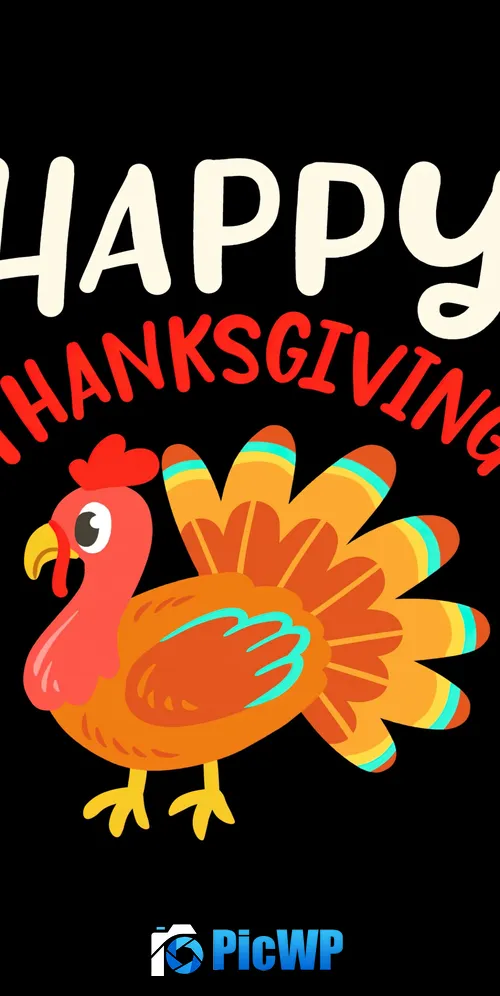 Happy Thanksgiving AMOLED 3K Mobile Wallpaper