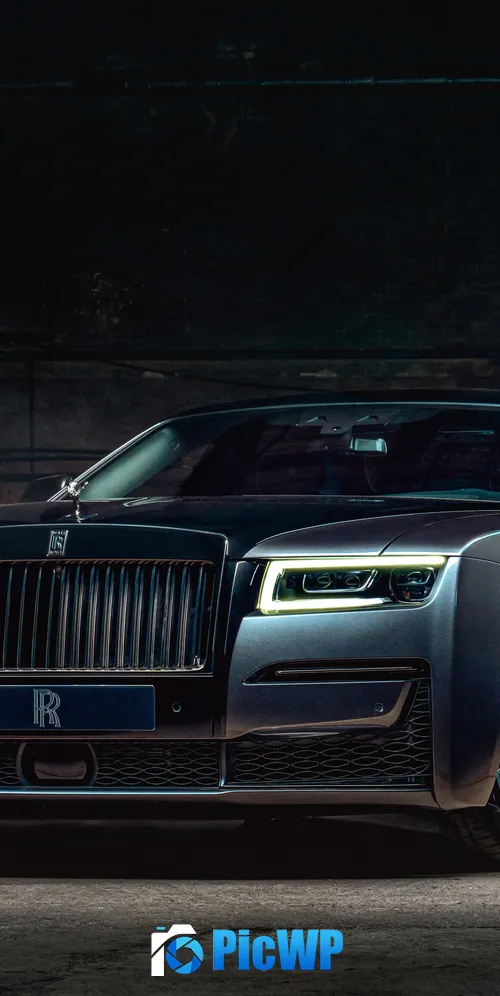 Rolls-Royce Ghost Black Badge 2021 3K Mobile Wallpaper