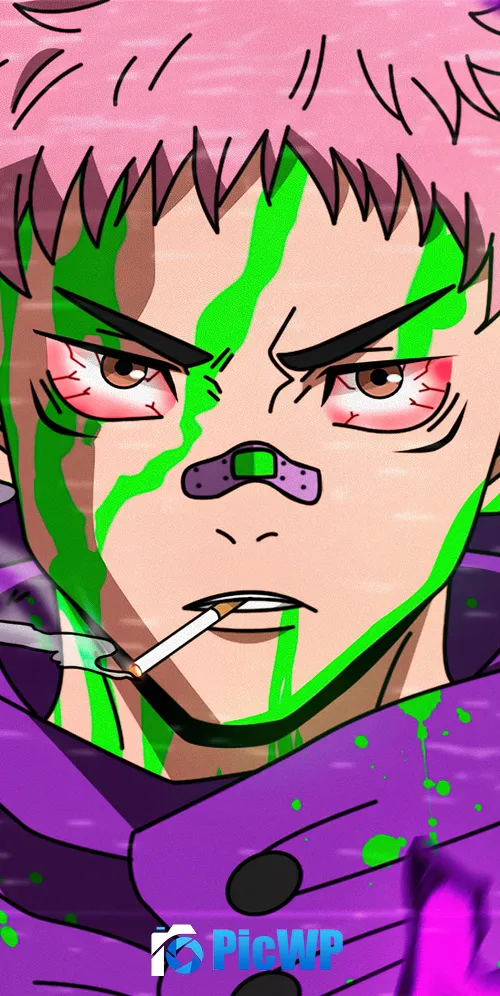 Yuji Itadori Fan Art Jujutsu Kaisen 3K Mobile Wallpaper