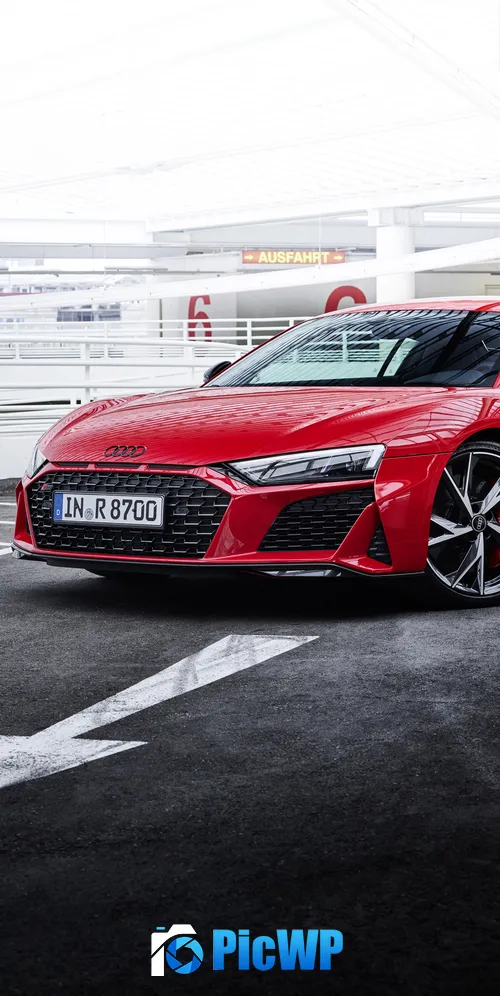 Audi R8 V10 performance RWD 3K Mobile Wallpaper