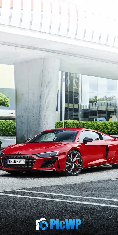 Audi R8 V10 performance RWD 2021 3K Mobile Wallpaper