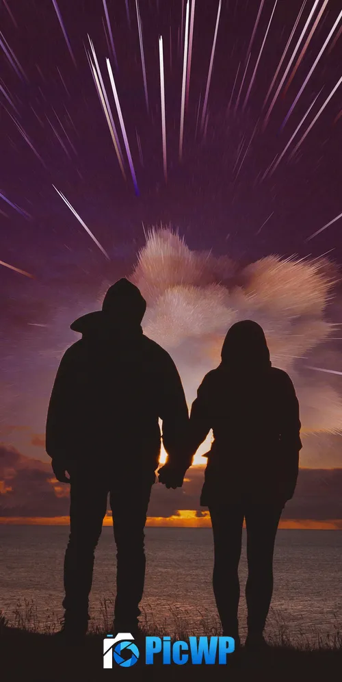 Couple Date night 3K Mobile Wallpaper