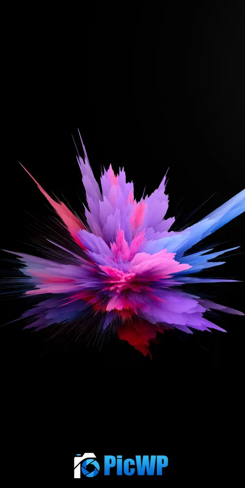 Color burst Colorful 3K Mobile Wallpaper
