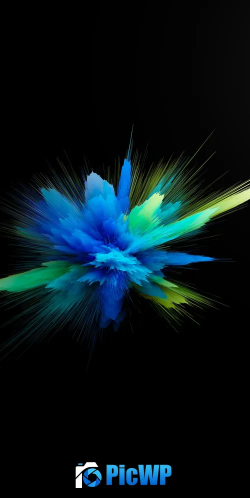 Color burst AMOLED 3K Mobile Wallpaper
