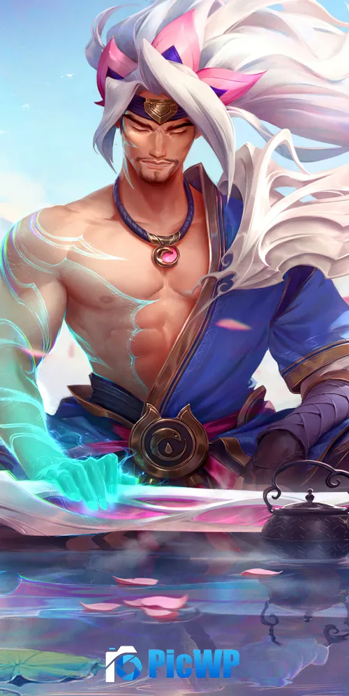 Spirit Blossom Yasuo 3K Mobile Wallpaper