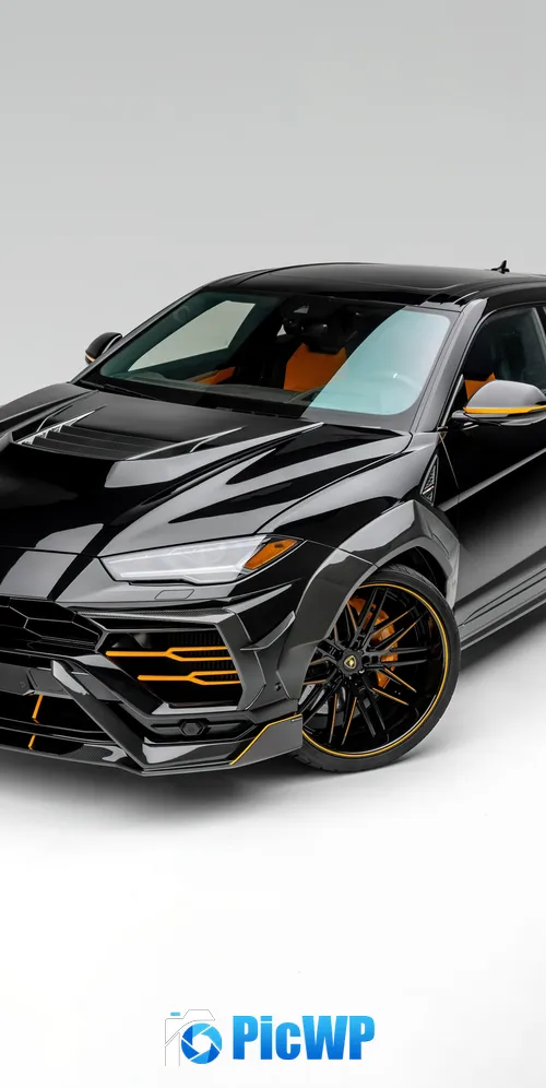 Lamborghini Urus Black Edition 3K Mobile Wallpaper