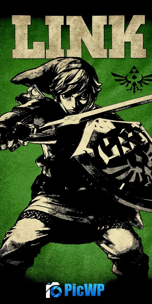 The Legend of Zelda Link 3K Mobile Wallpaper