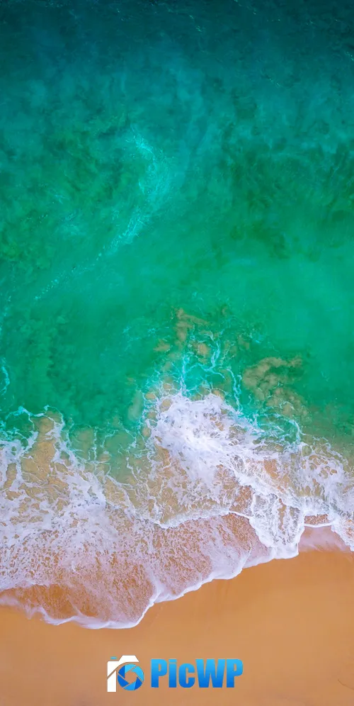 Beach MacBook Pro 3K Mobile Wallpaper