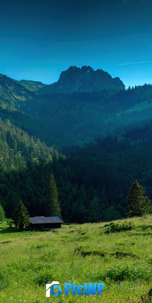 Bavarian Alps Mountains 3K Mobile Wallpaper