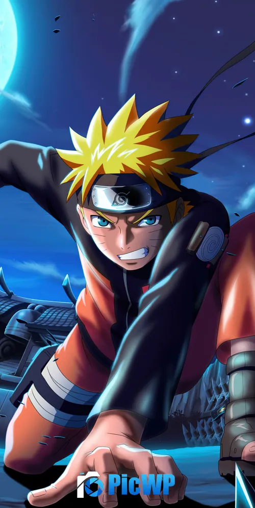 Naruto Uzumaki Action 3K Mobile Wallpaper