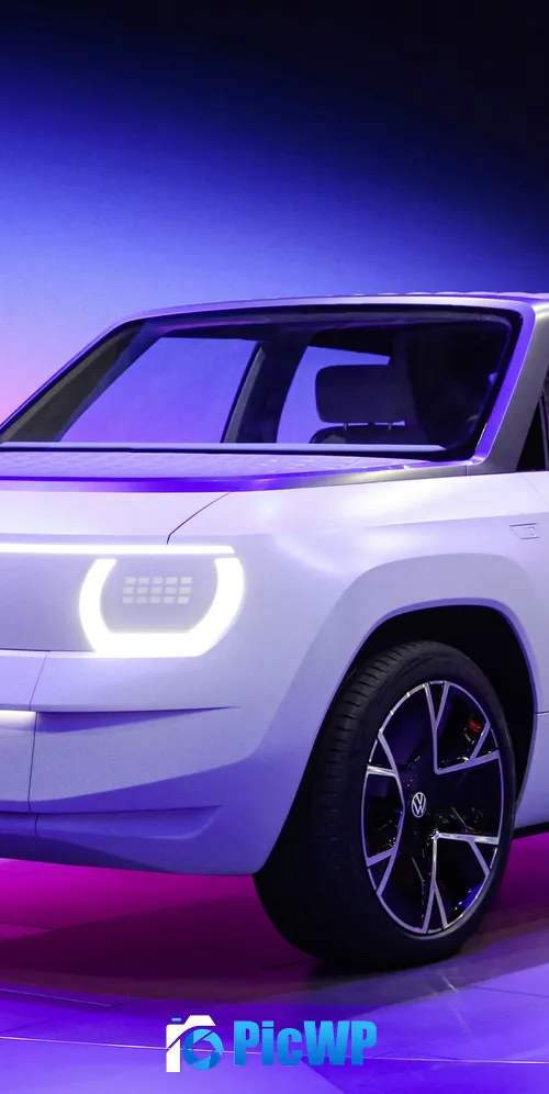 Volkswagen I.D. LIFE Neon 3K Mobile Wallpaper