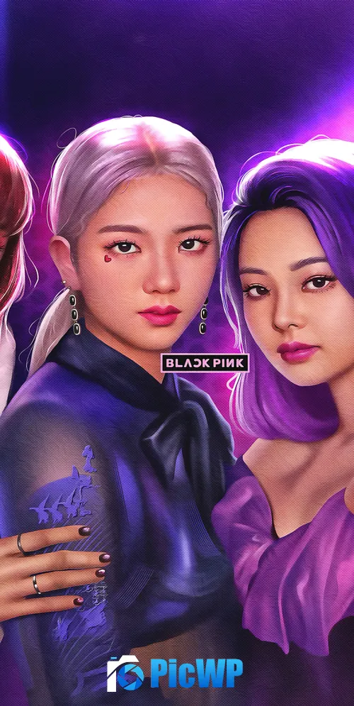 Blackpink Artwork 3K Mobile Wallpaper