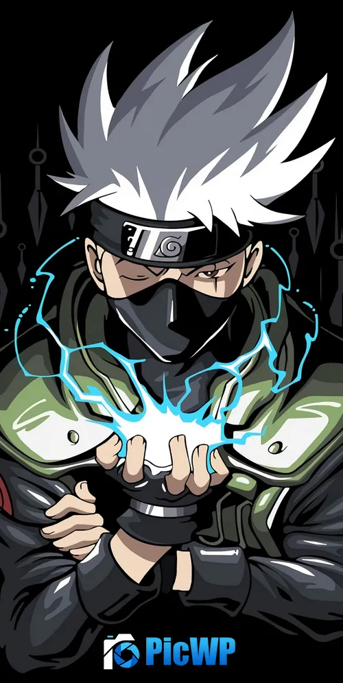 Kakashi Hatake AMOLED 3K Mobile Wallpaper