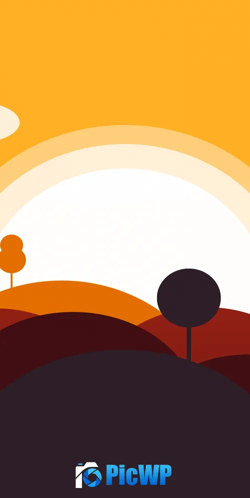 Vector Landscape Digital Art 3K Mobile Wallpaper