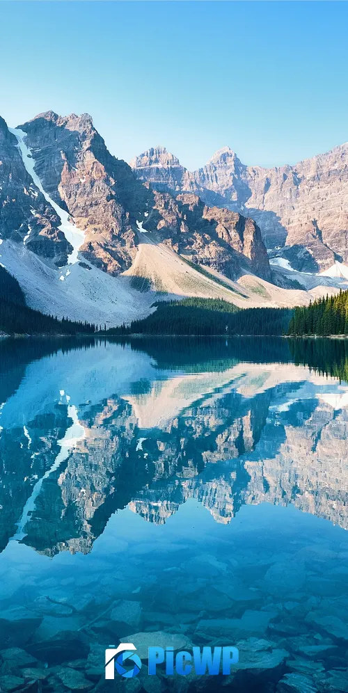 Moraine Lake Scenery 3K Mobile Wallpaper