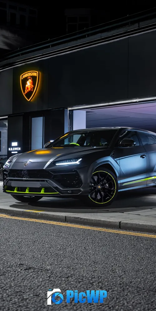 Lamborghini Urus Graphite Capsule 3K Mobile Wallpaper