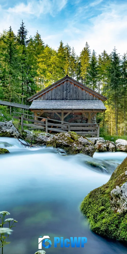 Gollinger Mill Panoramic 3K Mobile Wallpaper