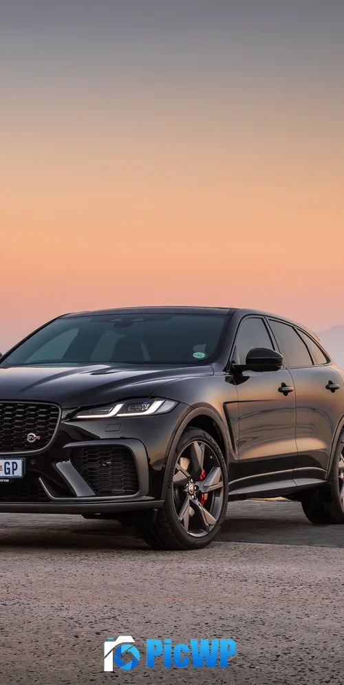 Jaguar F-Pace SVR Luxury SUV 3K Mobile Wallpaper