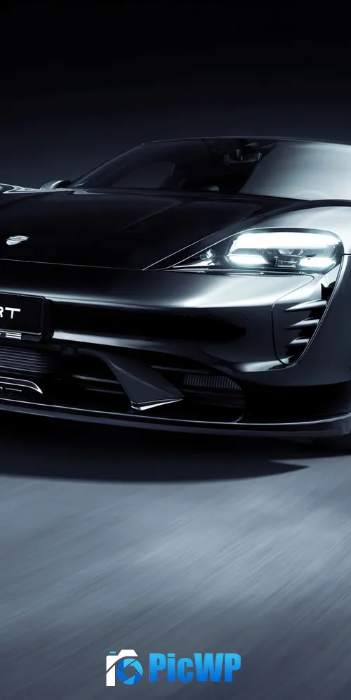 TechArt Porsche Taycan Aerokit Carbon Fiber 3K Mobile Wallpaper