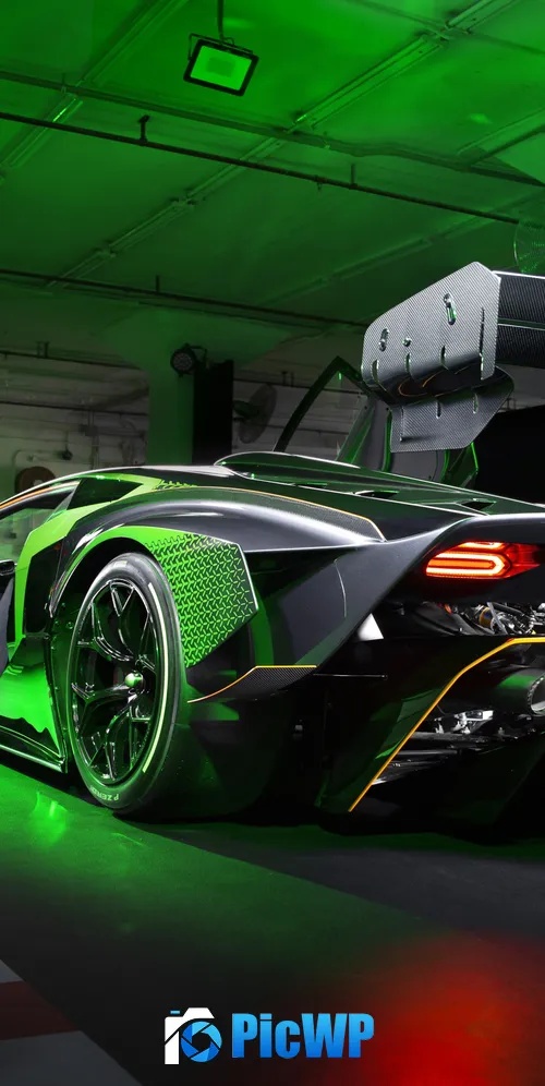 Lamborghini Essenza SCV12 Racing car 3K Mobile Wallpaper