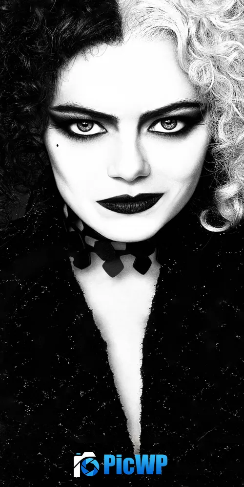 Emma Stone Cruella 3K Mobile Wallpaper