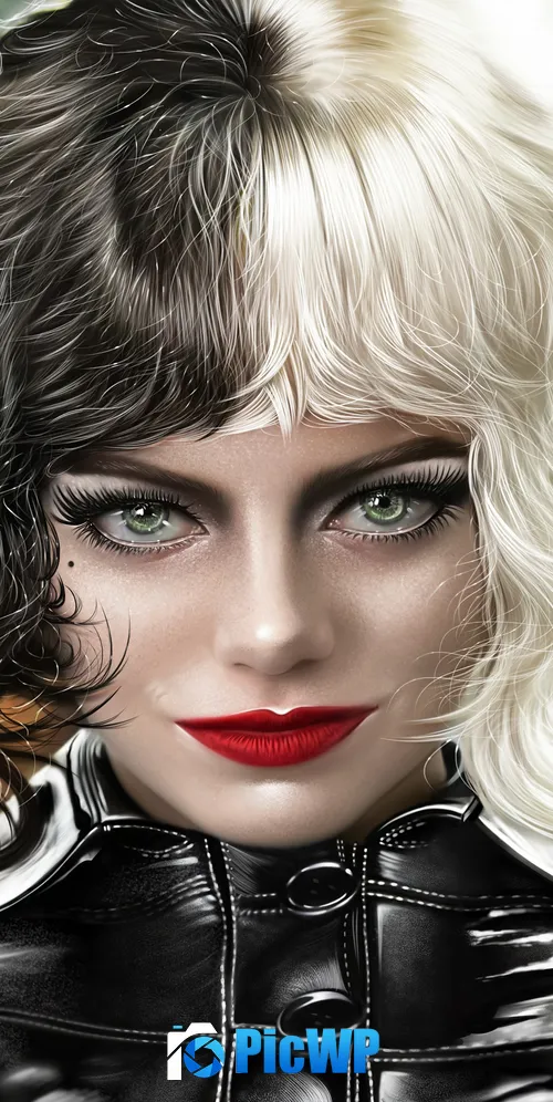 Cruella Artwork 3K Mobile Wallpaper