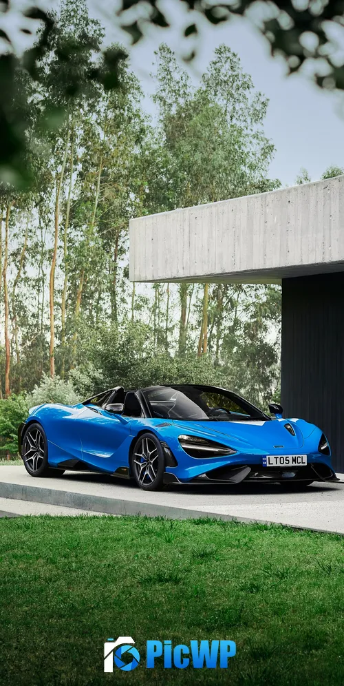 McLaren 765LT Spider Convertible 3K Mobile Wallpaper