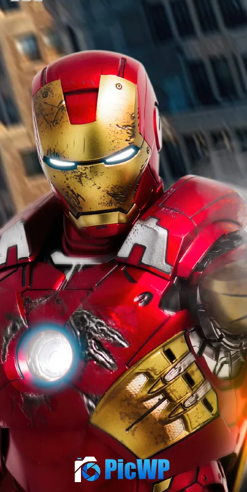 Iron Man Superhero 3K Mobile Wallpaper