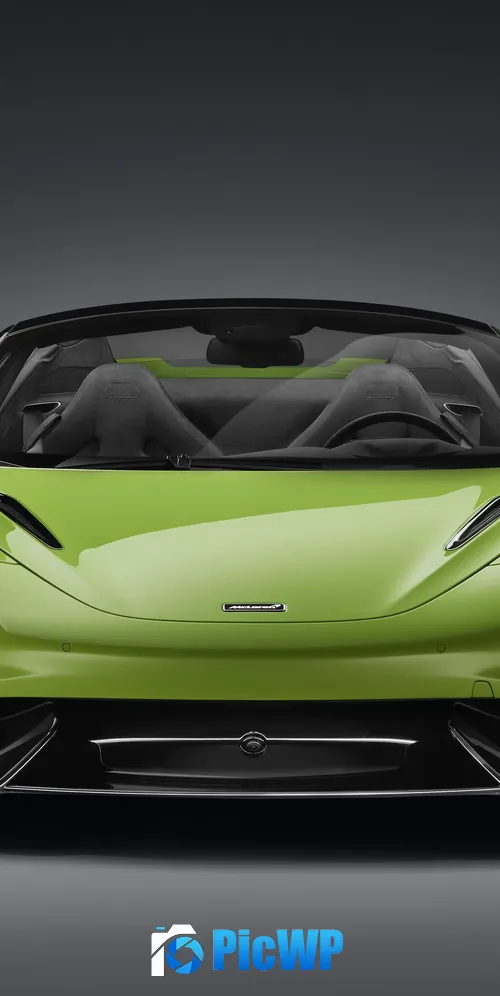 McLaren 765LT Spider 3K Mobile Wallpaper