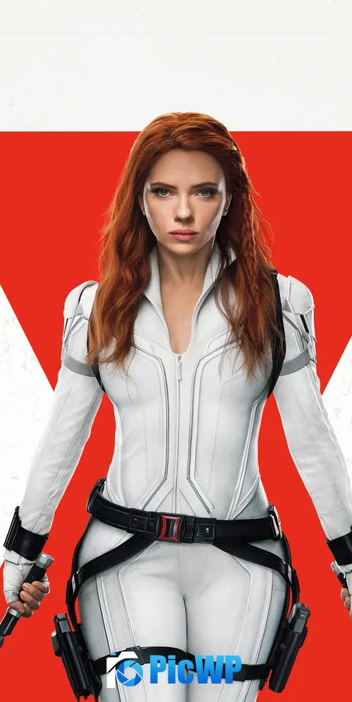 Scarlett Johansson Black Widow 3K Mobile Wallpaper