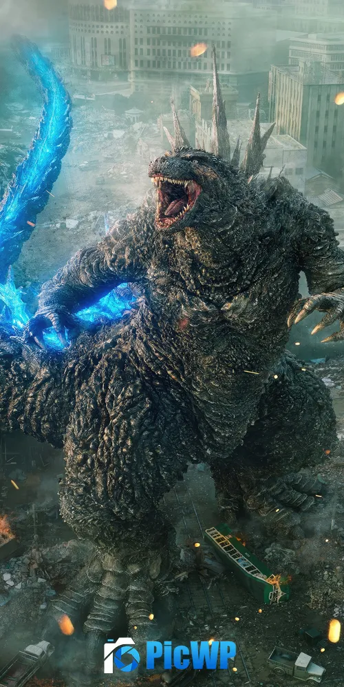 Godzilla Minus One 3K Mobile Wallpaper
