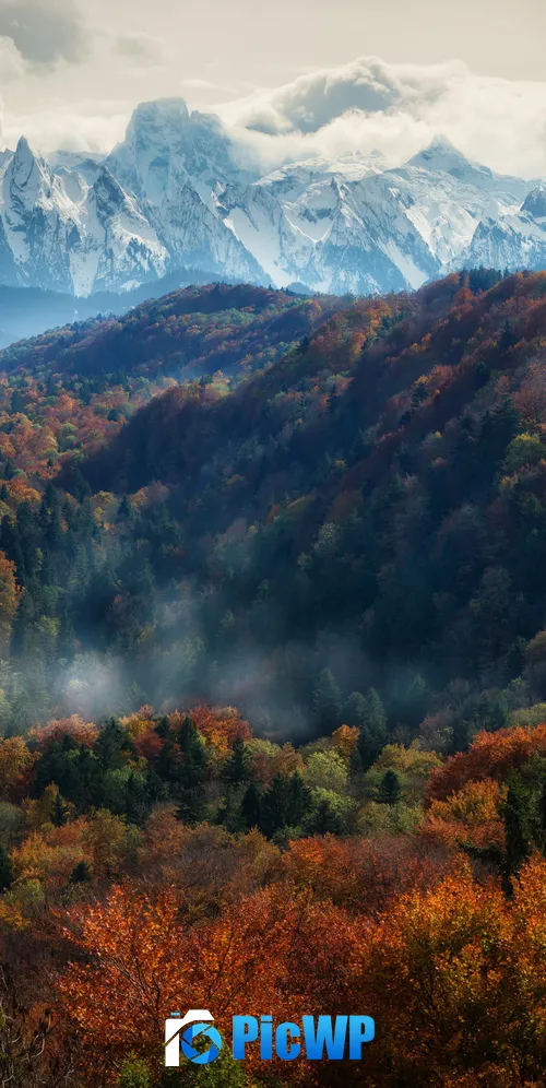 Alps mountains Autumn 3K Mobile Wallpaper