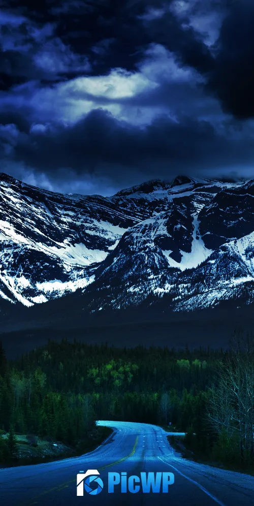 Icefields Parkway Canadian Rockies 3K Mobile Wallpaper