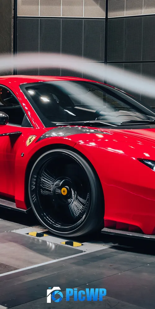 Novitec Ferrari F8 Tributo N-Largo Red cars 3K Mobile Wallpaper
