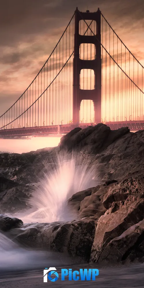 Golden Gate Bridge California 3K Mobile Wallpaper