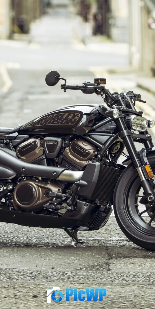 Harley-Davidson Sportster S Cruiser motorcycle 3K Mobile Wallpaper