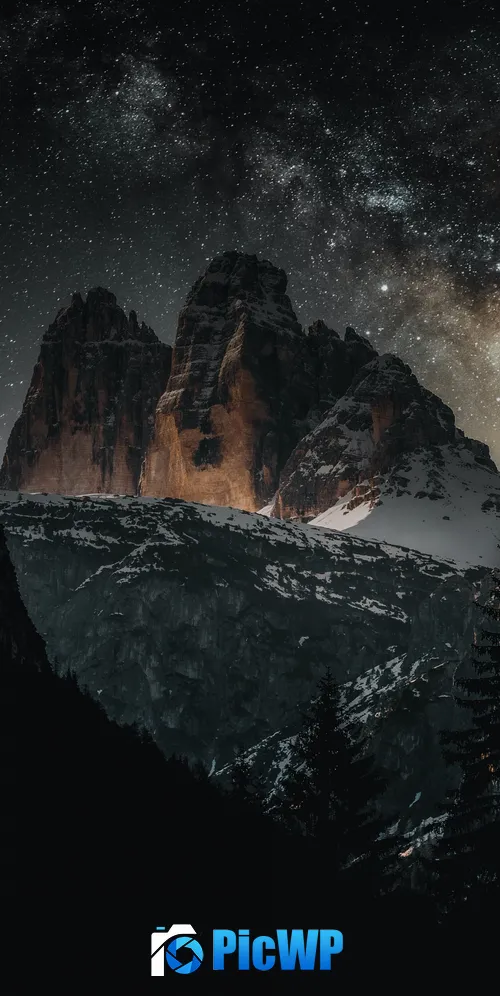 Three peaks of Lavaredo Dolomites 3K Mobile Wallpaper