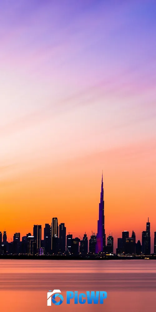 Dubai City Burj Khalifa 3K Mobile Wallpaper