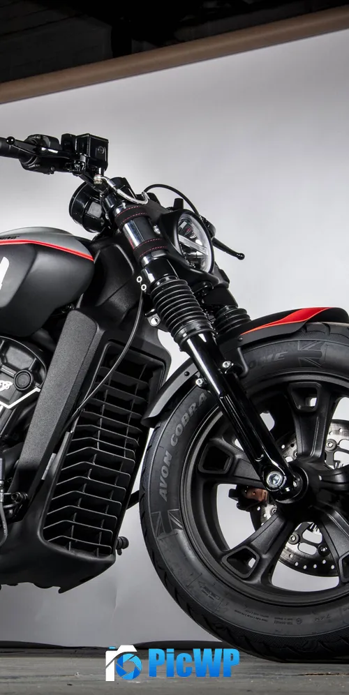 Indian Motorcycles Scout Bobber Sixty Neon 3K Mobile Wallpaper